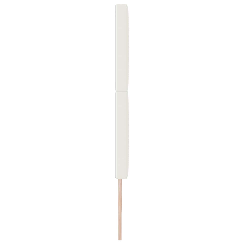 Testiera Crema 180 cm Tessuto in Cords