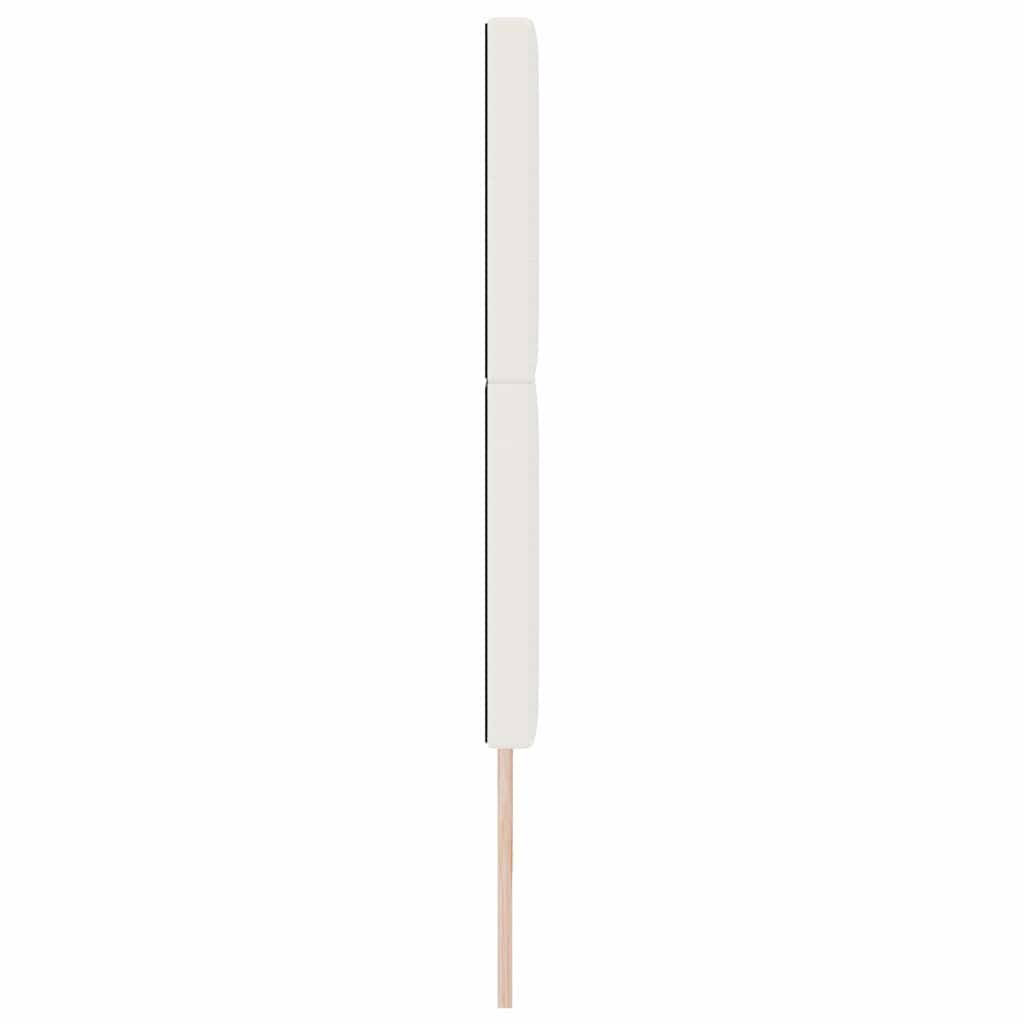 Testiera Crema 200 cm Tessuto in Cords