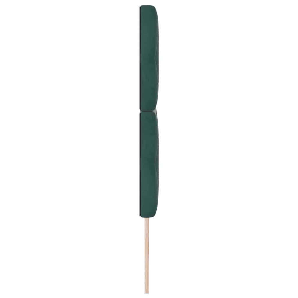 Testiera con testiera Verde Scuro 200 cm Pelle Sintetica