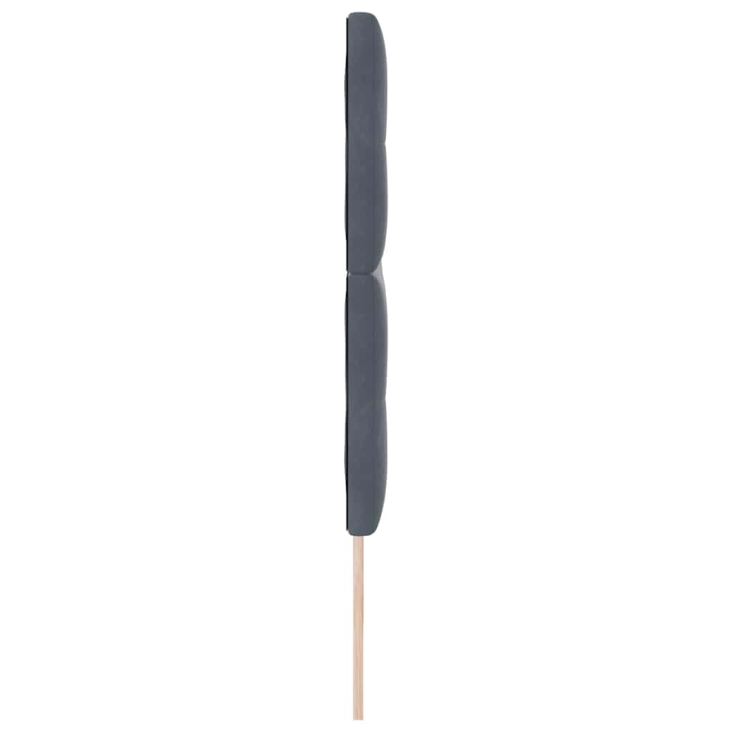 Testiera Grigio scuro 200 cm Velluto