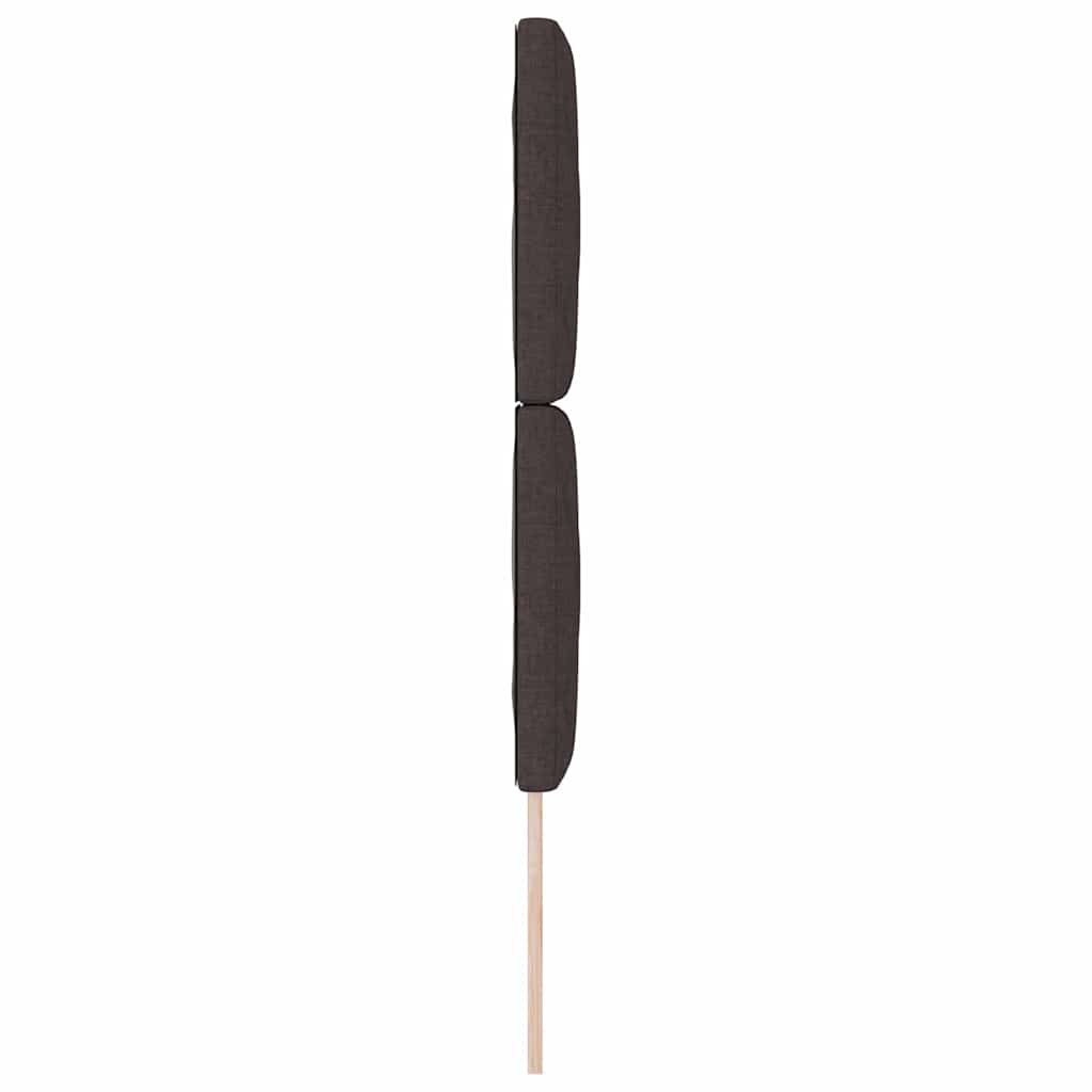 Testiera Marrone Scuro 80 cm Tessuto