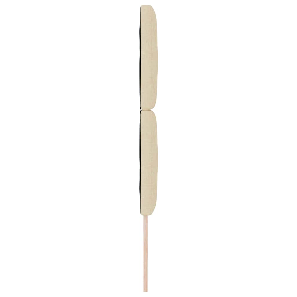 Testiera Crema 80 cm Tessuto