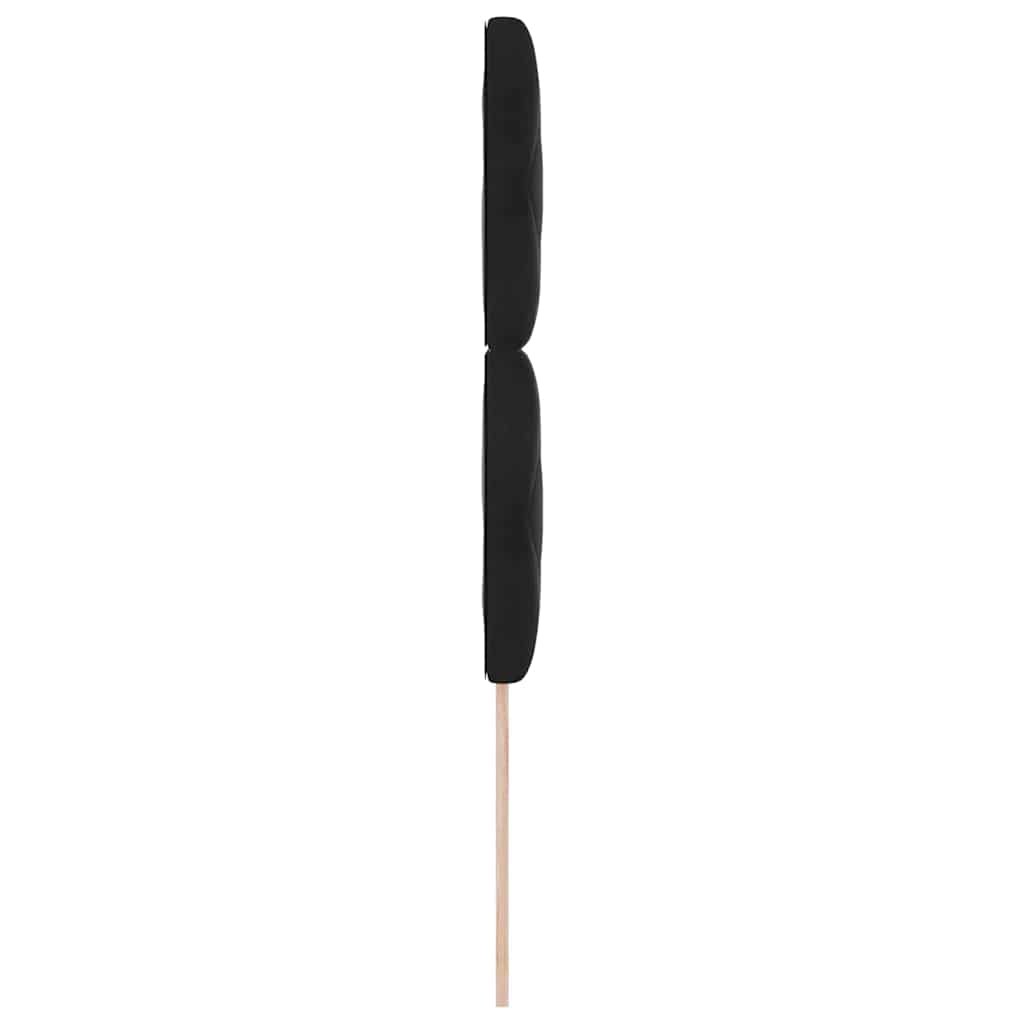Testiera Nero 90 cm Velluto