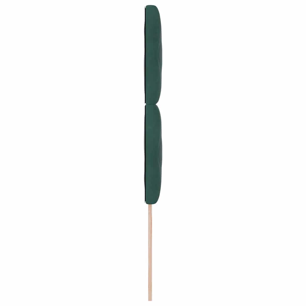 Testiera Verde Scuro 90 cm Velluto