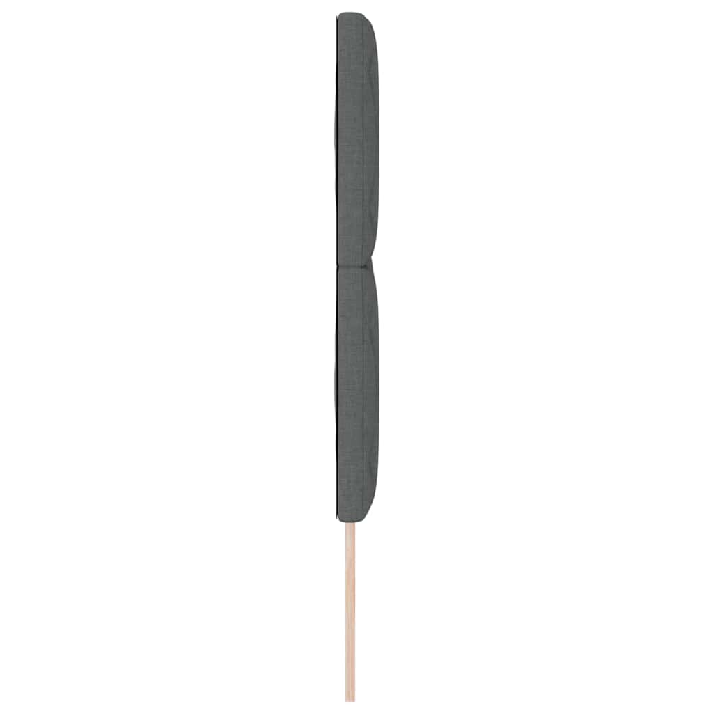 Testiera Grigio scuro 160 cm Tessuto