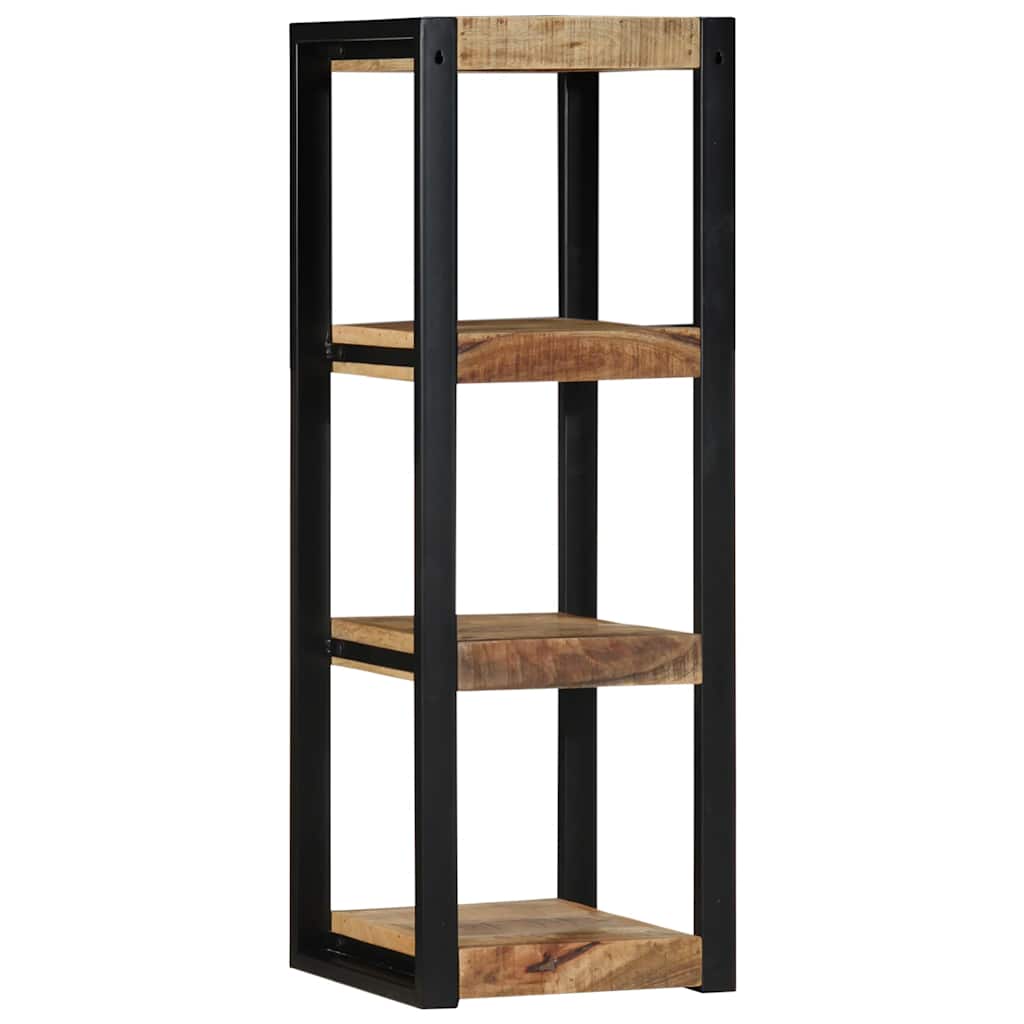 Mensola da Parete 35x35x100cm in Legno Massello di Mango Grezzo