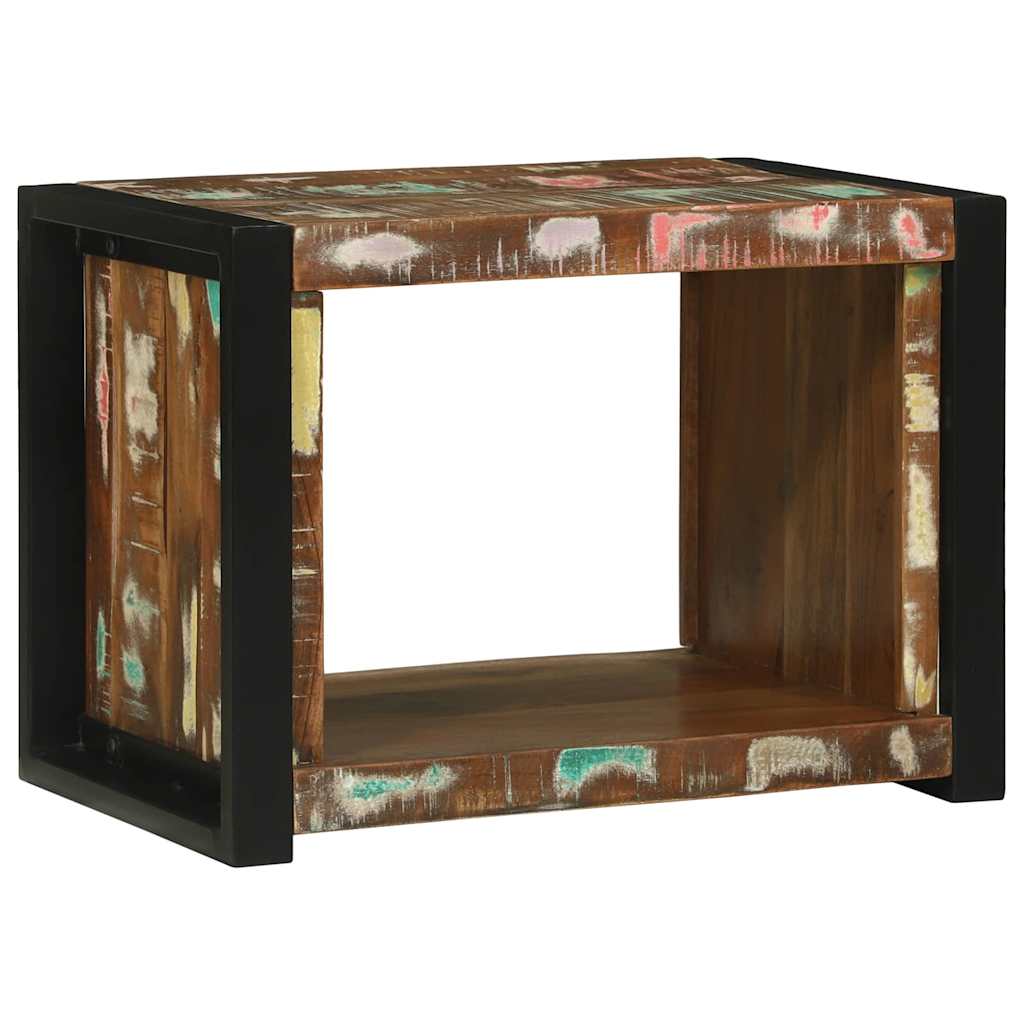 Cubetto da Parete Marrone Legno Recuperato Massello
