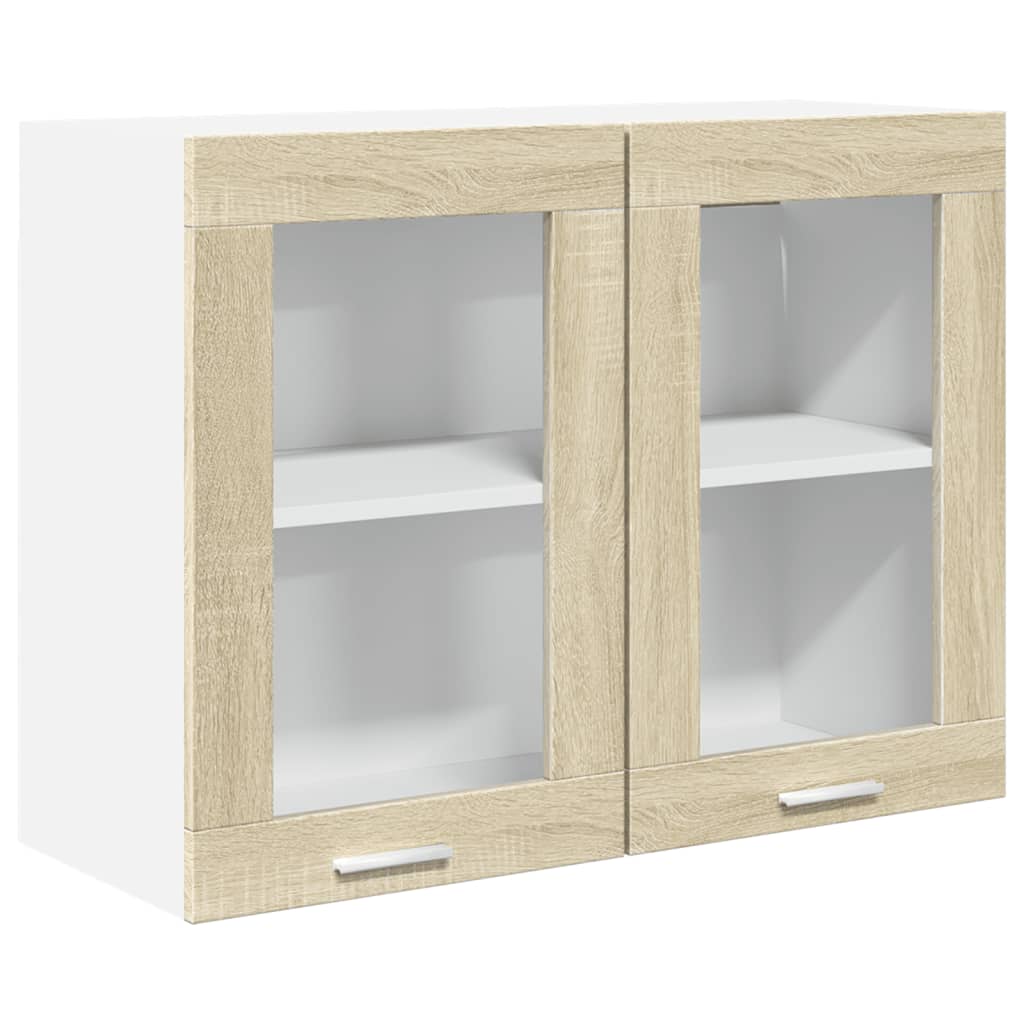Set Mobili da Cucina 8pz “Lyon†Rovere Sonoma in Truciolato