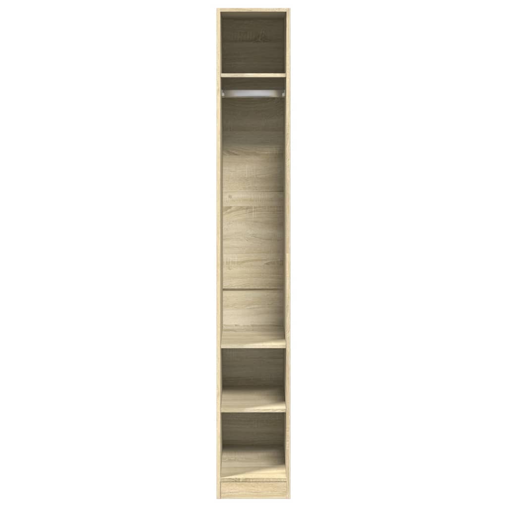Armadio Rovere Sonoma 30x50x200 cm in Legno Multistrato