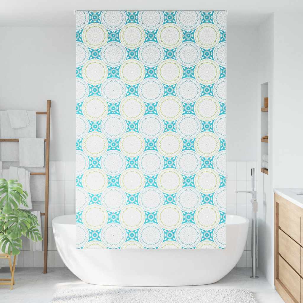 Tenda a Rullo Doccia 140x240 cm Larghezza Tessuto 136 cm