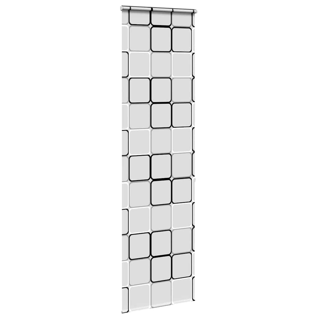 Tenda a Rullo per Doccia Cassonetto 60x240 cm Larghezza Tessuto