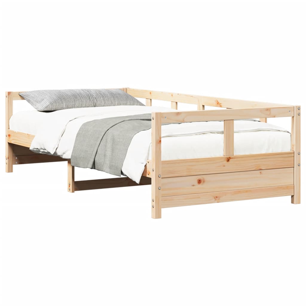 Dormeuse Naturale 90x190 cm in Legno Massello Pino