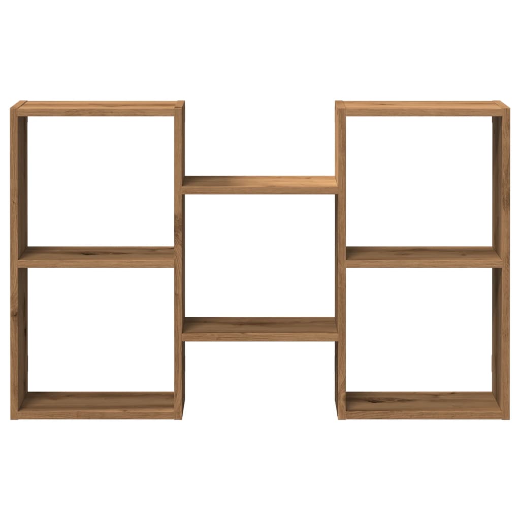 Scaffale a Parete Rovere Artigianale 96x18x60 cm in Truciolato