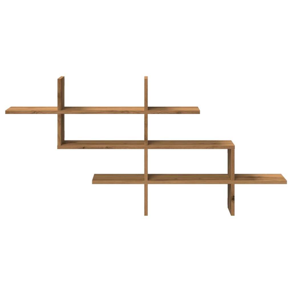 Mensola a Muro Rovere Artigianale 124,5x18x60,5cm in Truciolato