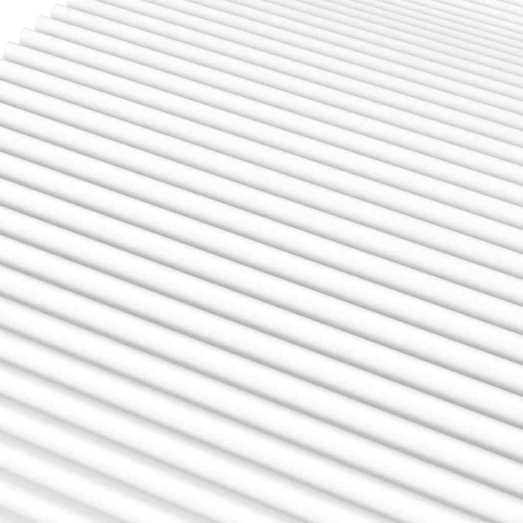 Materasso in Schiuma Bianco 160x220 cm Durezza H2 H3