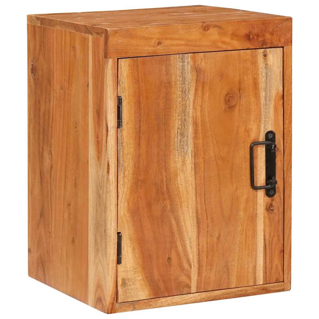 Comodino Marrone 35 x 33 x 48 cm Legno Massello di Acacia