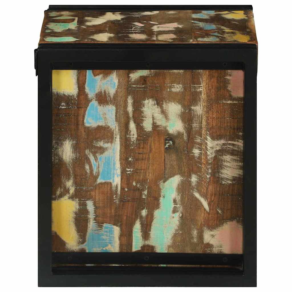 Portabottiglie 35 x 35 x 39 cm Legno Recuperato Massello