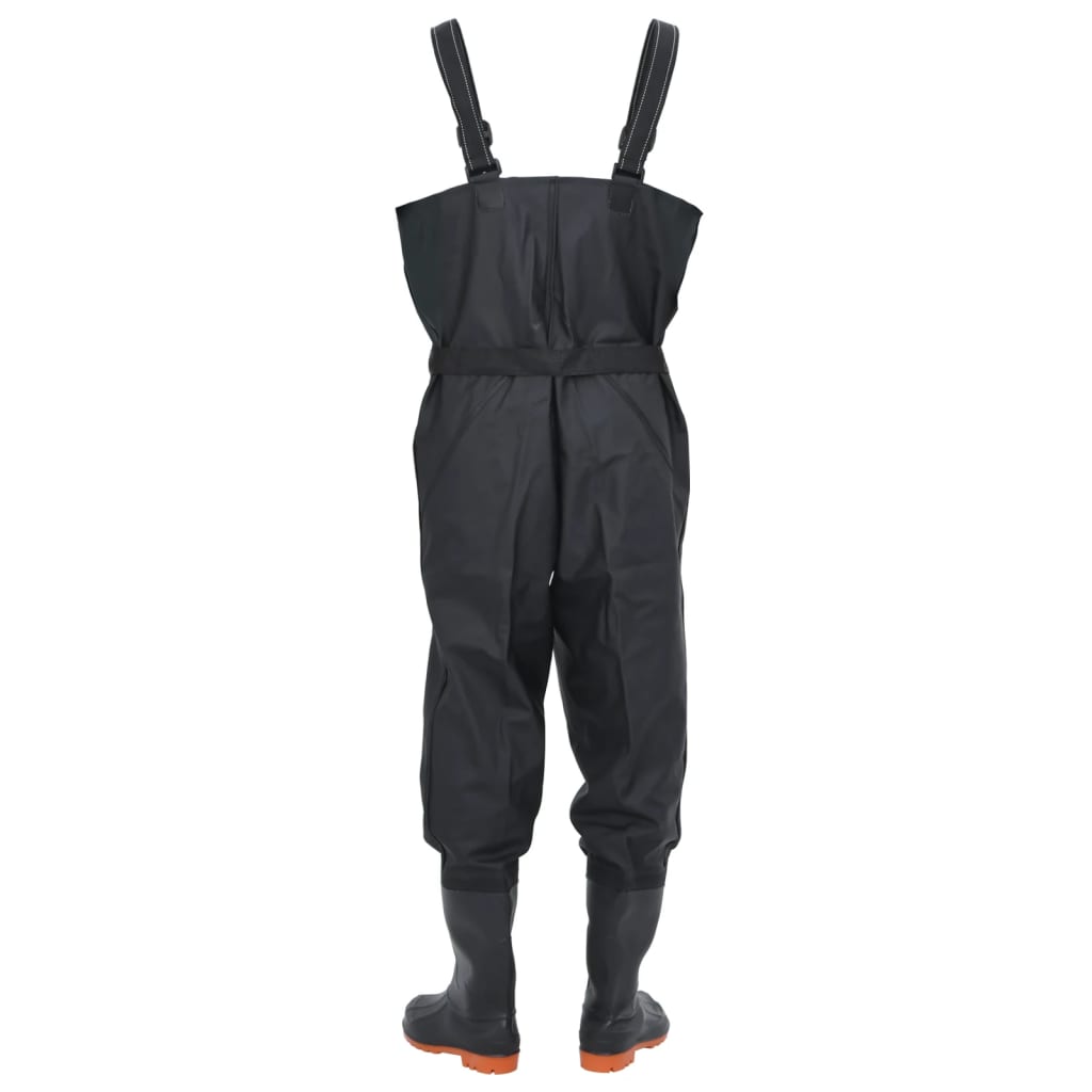 Wader con Stivali e Cintura Nero Taglia 38