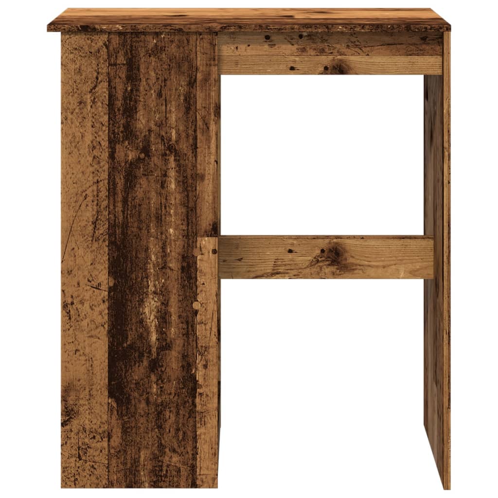 Tavolo Bar con Rastrelliera Antico 90x47,5x103,5 cm Multistrato