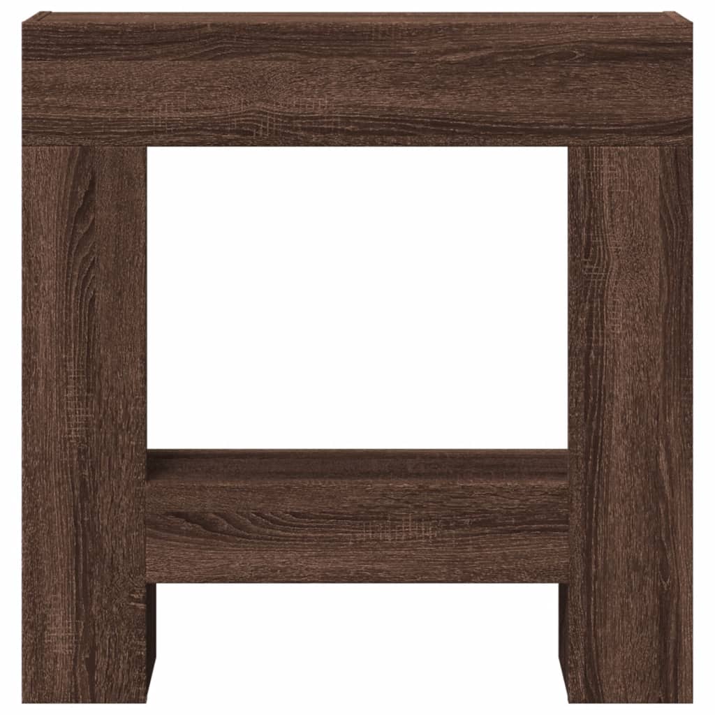 Cornice per Camino Rovere Marrone 81x18x82 cm in Truciolato