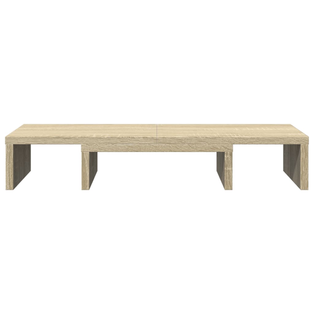 Supporto Monitor Regolabile Rovere 60x24x10,5 cm in Truciolato