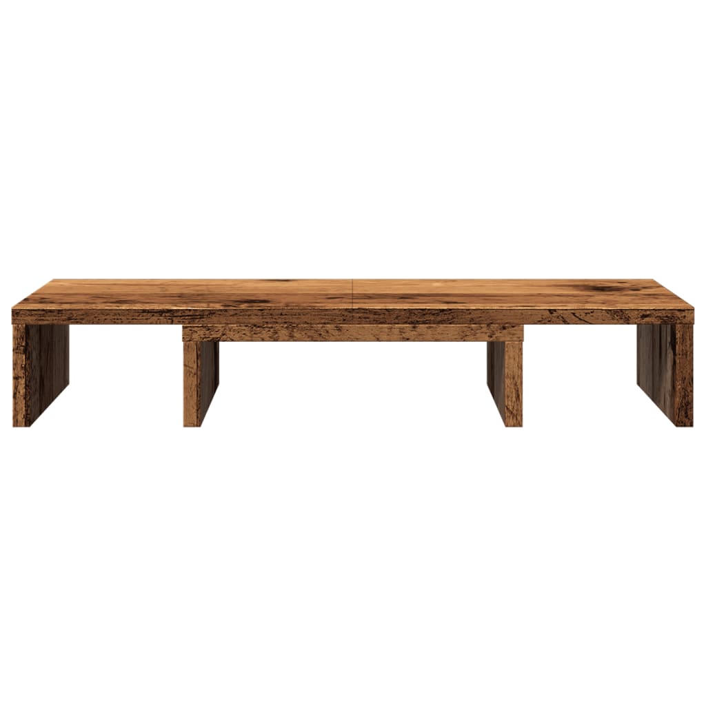 Supporto Monitor Regolabile Legno 60x24x10,5cm Truciolato