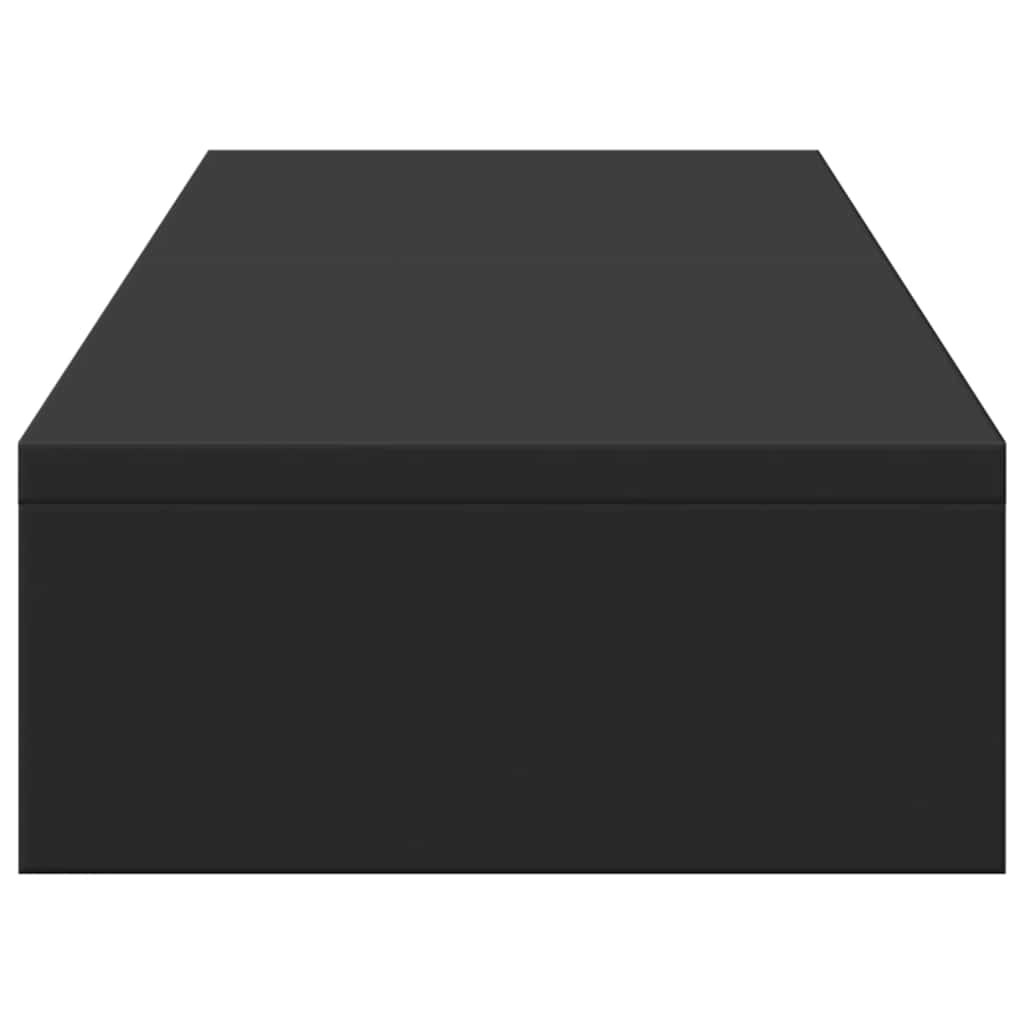 Supporto Monitor Regolabile Nero 80x24x10,5 cm in Truciolato