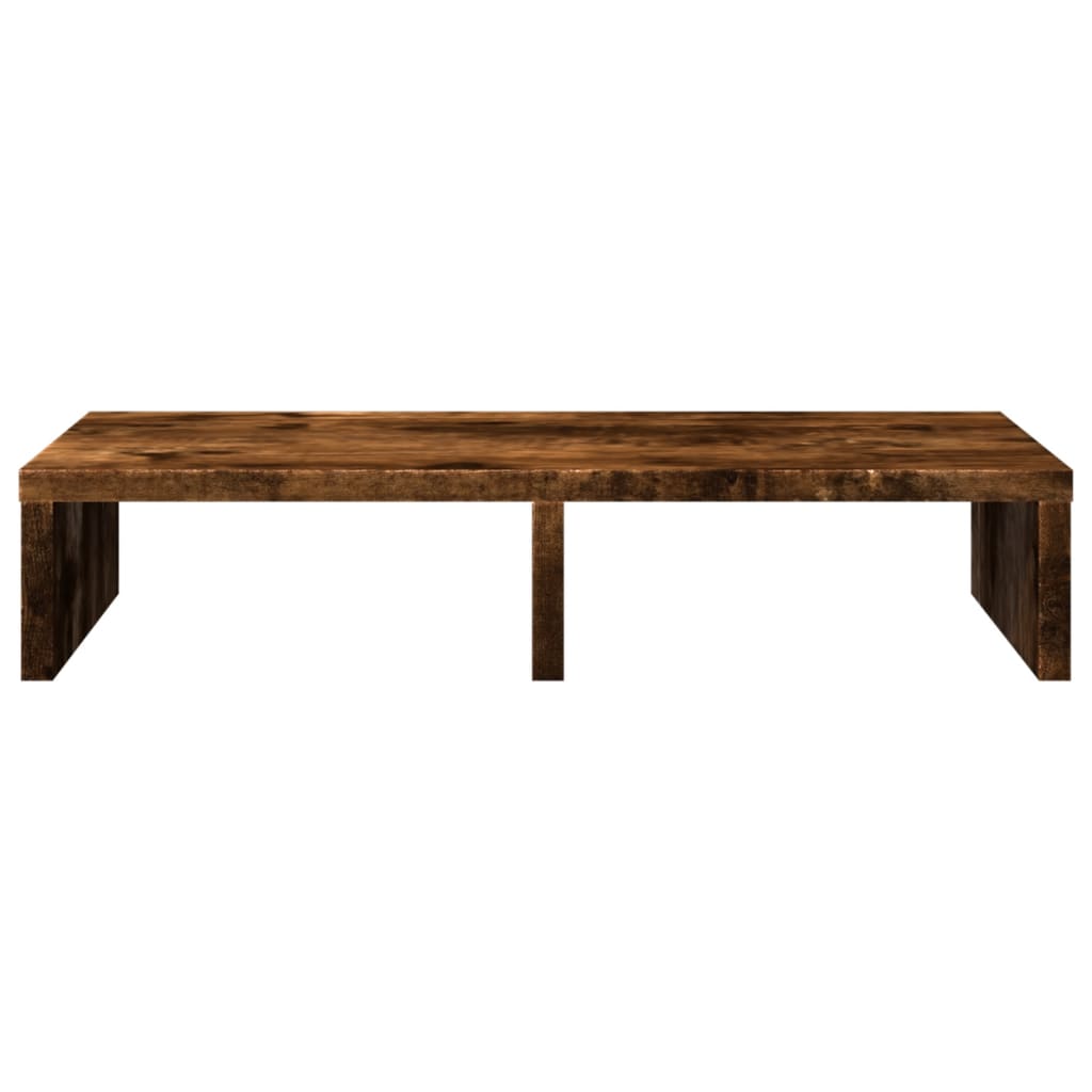 Supporto per Monitor Rovere Fumo 50x27x10 cm in Truciolato