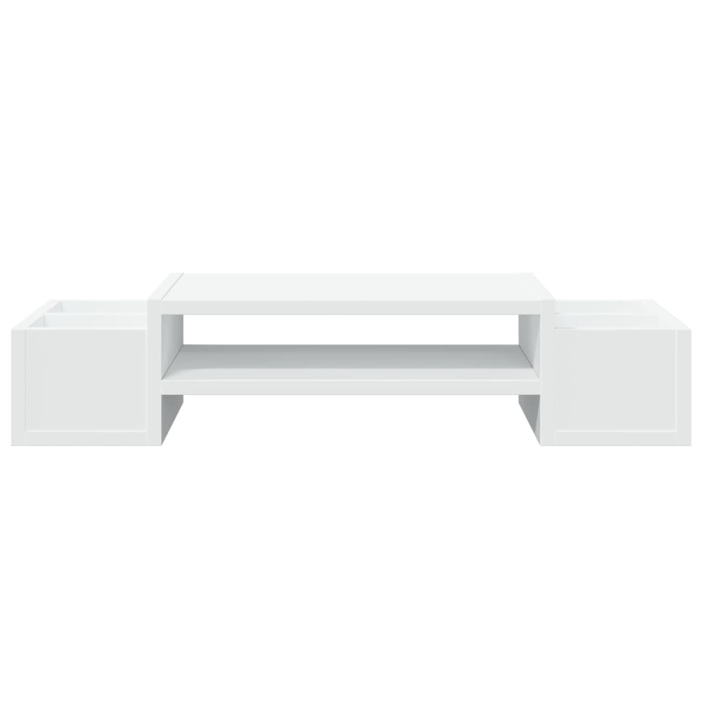 Supporto Monitor con Contenitore Bianco 50x27x15 cm Truciolato