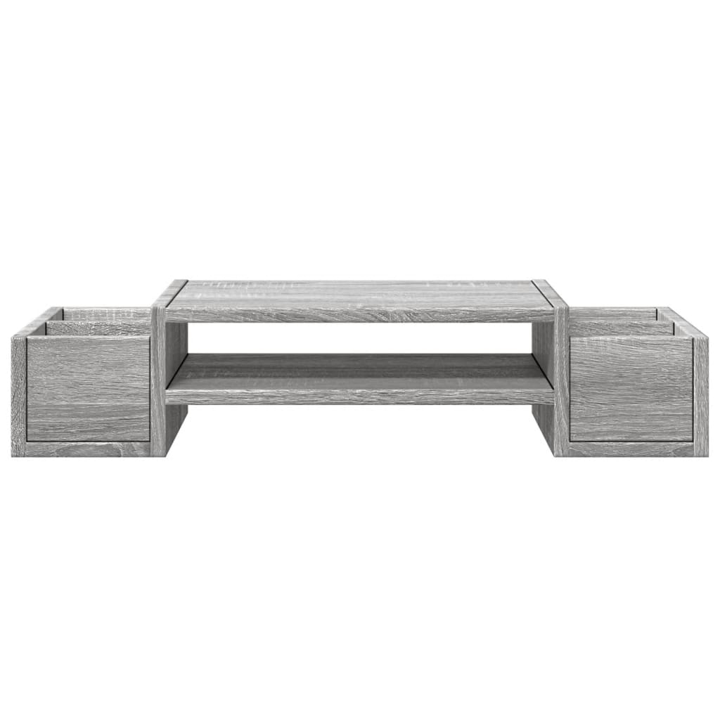 Supporto Monitor con Contenitore Sonoma 70x27x15 cm Truciolato