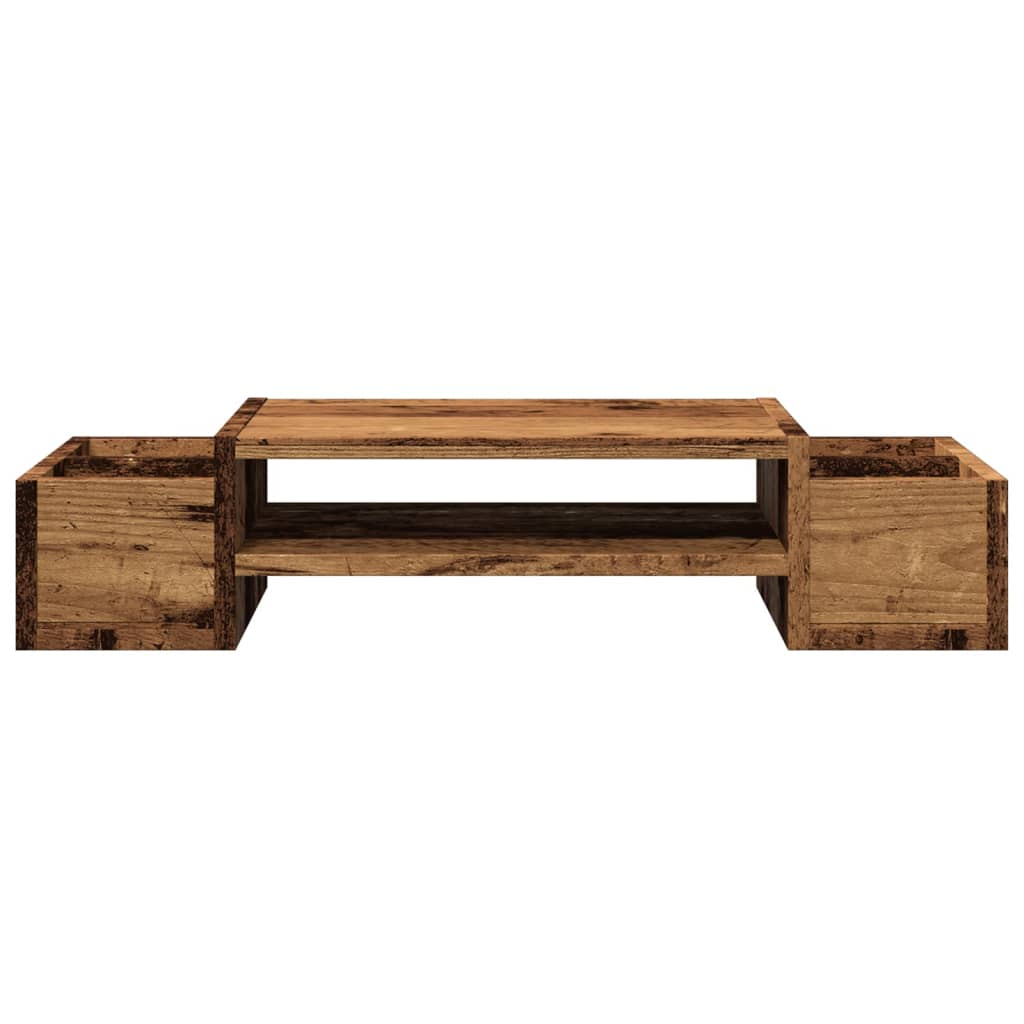 Supporto Monitor con Contenitore Legno 70x27x15 cm Truciolato