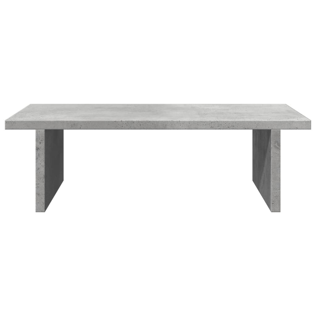 Supporto per Monitor Grigio Cemento 50x27x15 cm in Truciolato