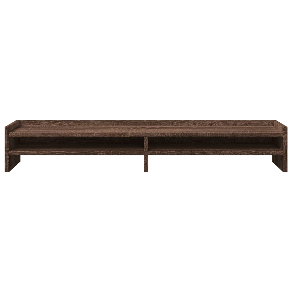Supporto Monitor Rovere Marrone 100x24x16 cm Legno Multistrato