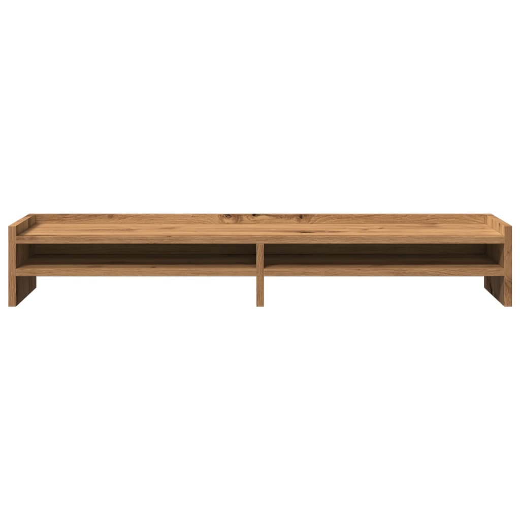 Supporto Monitor Rovere Artigianale 100x24x16 cm Multistrato