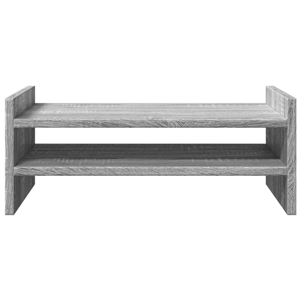 Supporto Monitor Grigio Sonoma 50x27x20 cm Legno Multistrato