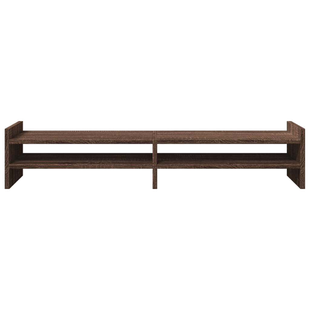 Supporto Monitor Rovere Marrone 100x27x20 cm Legno Multistrato