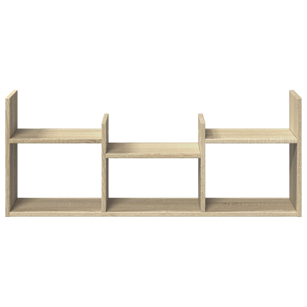 Mobile a Parete 100x18x40 cm Rovere Sonoma in Legno Multistrato