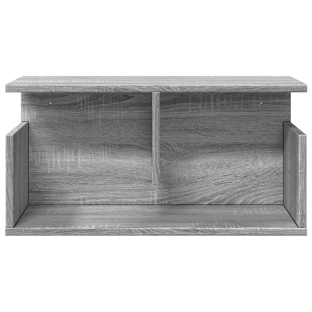 Mobile a Parete 60x20x30 cm Grigio Sonoma in Truciolato