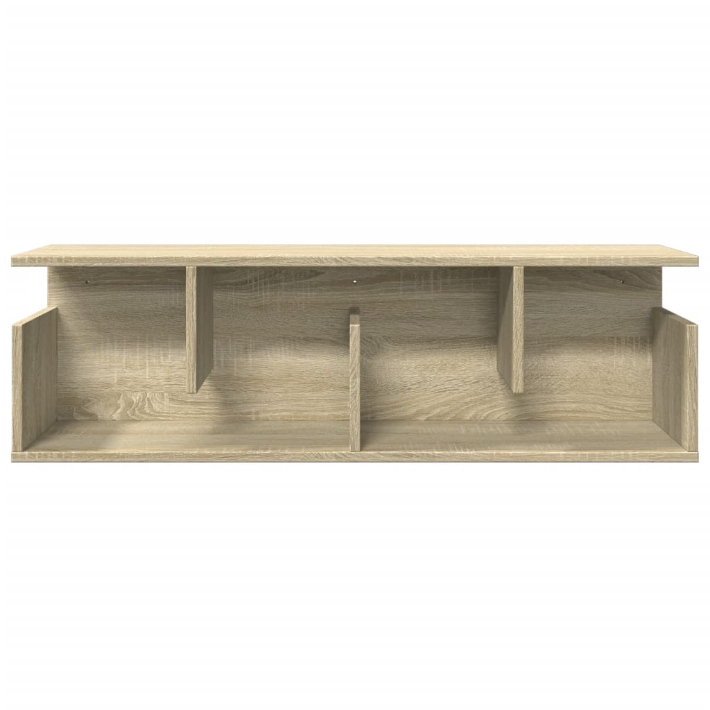 Mobile a Parete 100x20x30 cm Rovere Sonoma in Legno Multistrato
