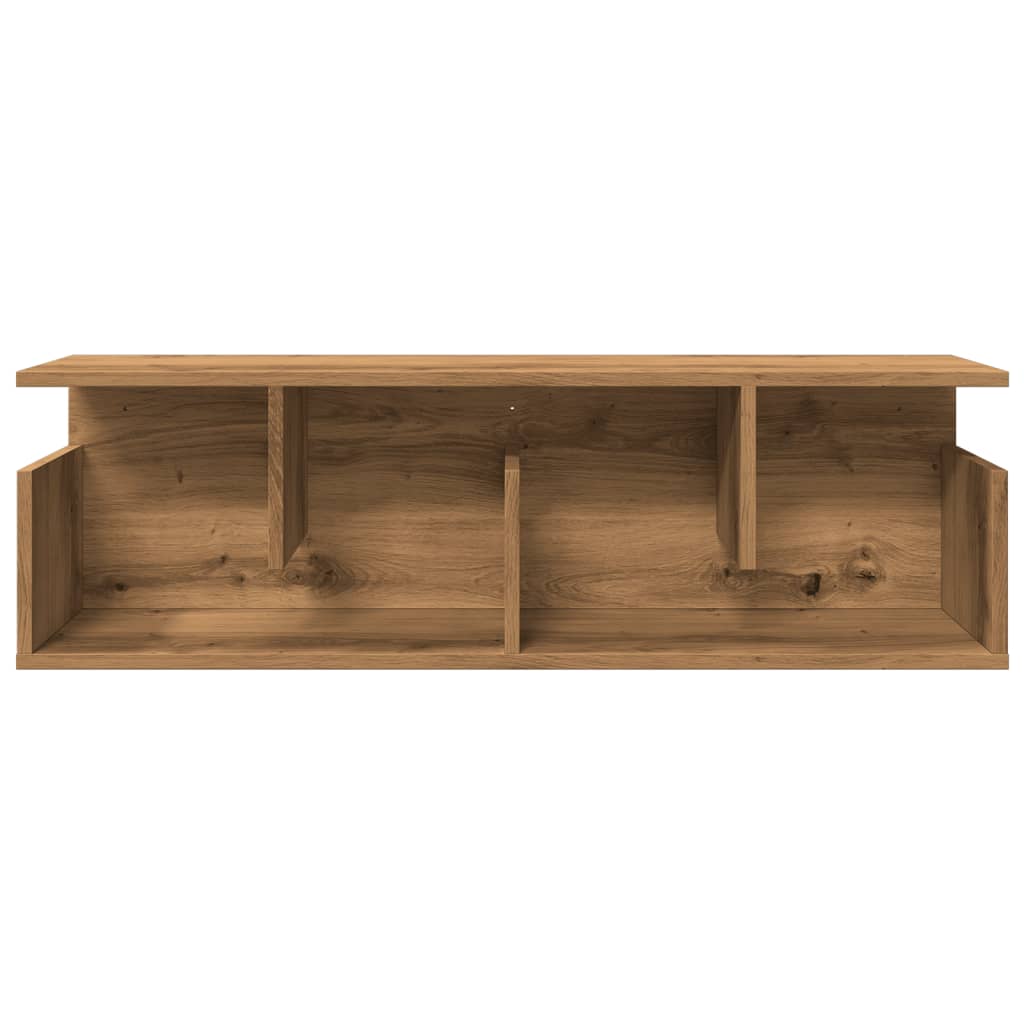 Mobile a Parete 100x20x30 cm Artigianale in Legno Multistrato