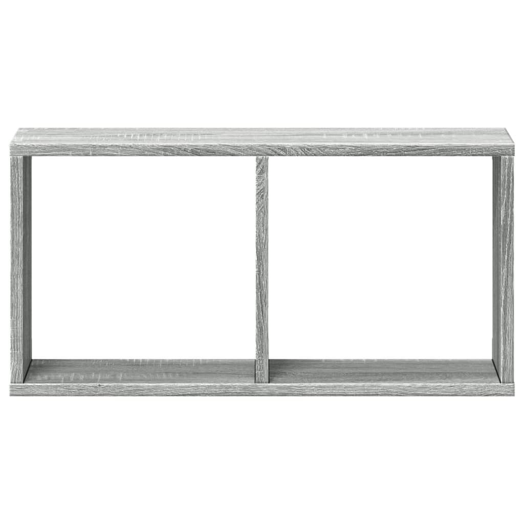Mobile a Parete 60x16x30 cm Grigio Sonoma in Legno Multistrato