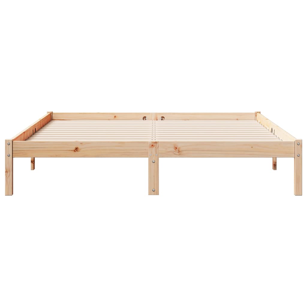 Letto Extra Lungo senza Materasso 160x210 cm in Legno di Pino