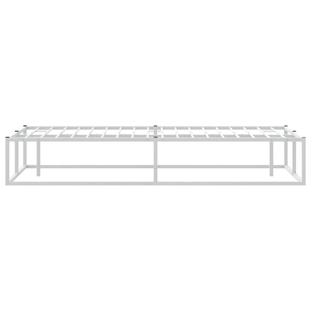 Giroletto senza Materasso Bianco 160x200 cm Metallo