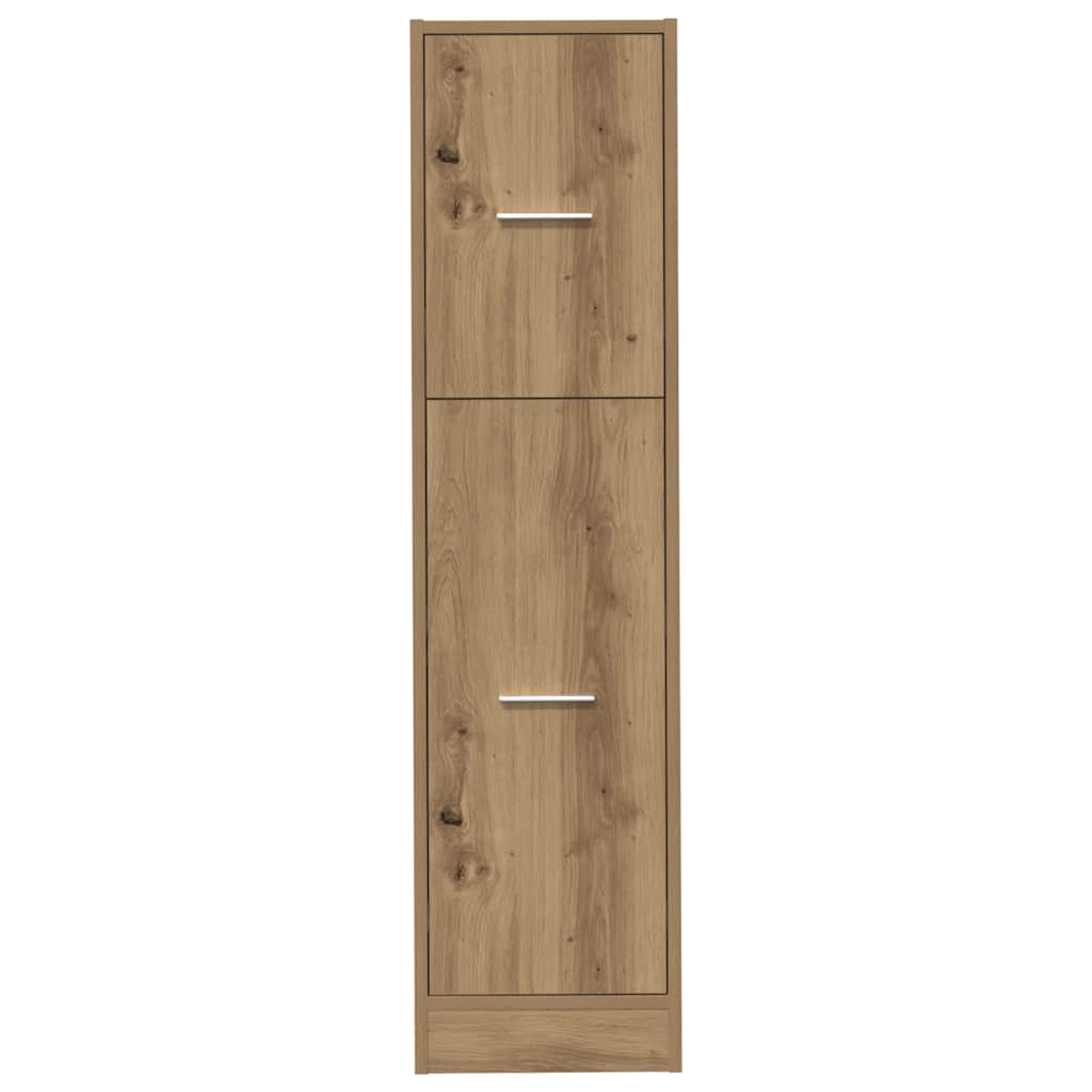 Armadietto da Farmacia Rovere 30x41x118 cm in Truciolato