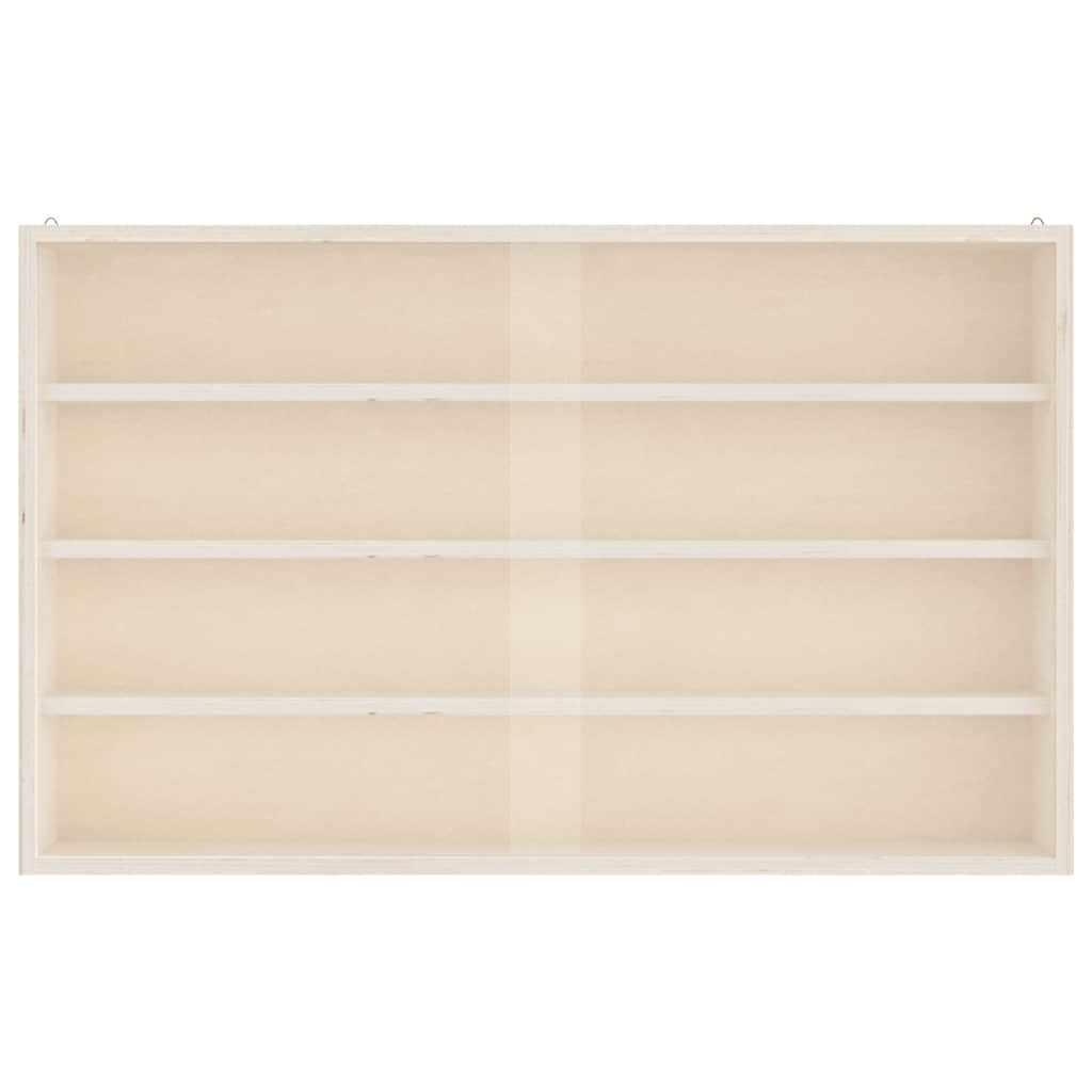 Vetrina da collezione in legno con ante 60x8,5x37cm