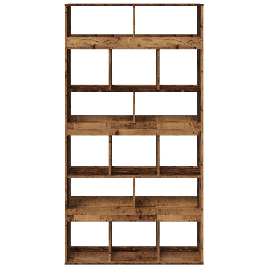 Divisorio Stanza Legno Antico 100x33x187,5 cm in Truciolato