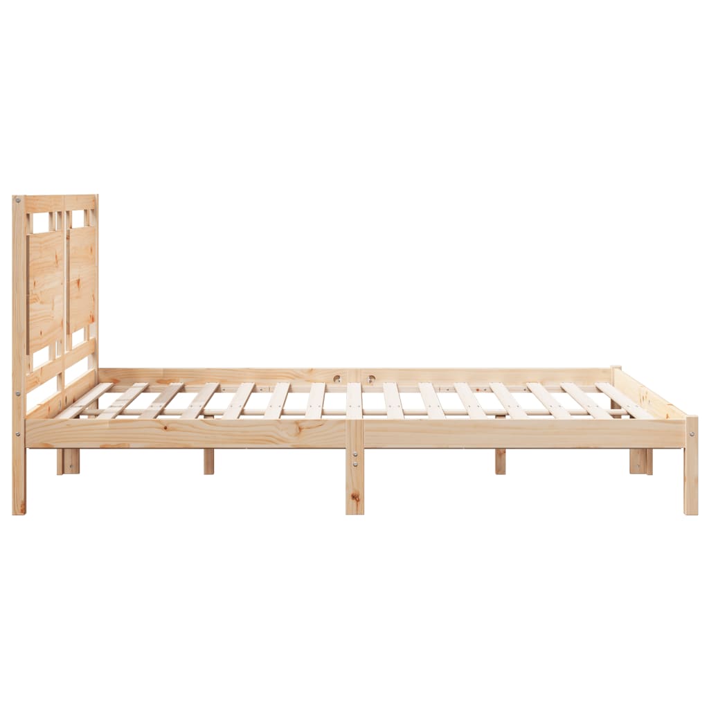 Giroletto Extra Lungo senza Materasso 160x220 cm Legno Massello