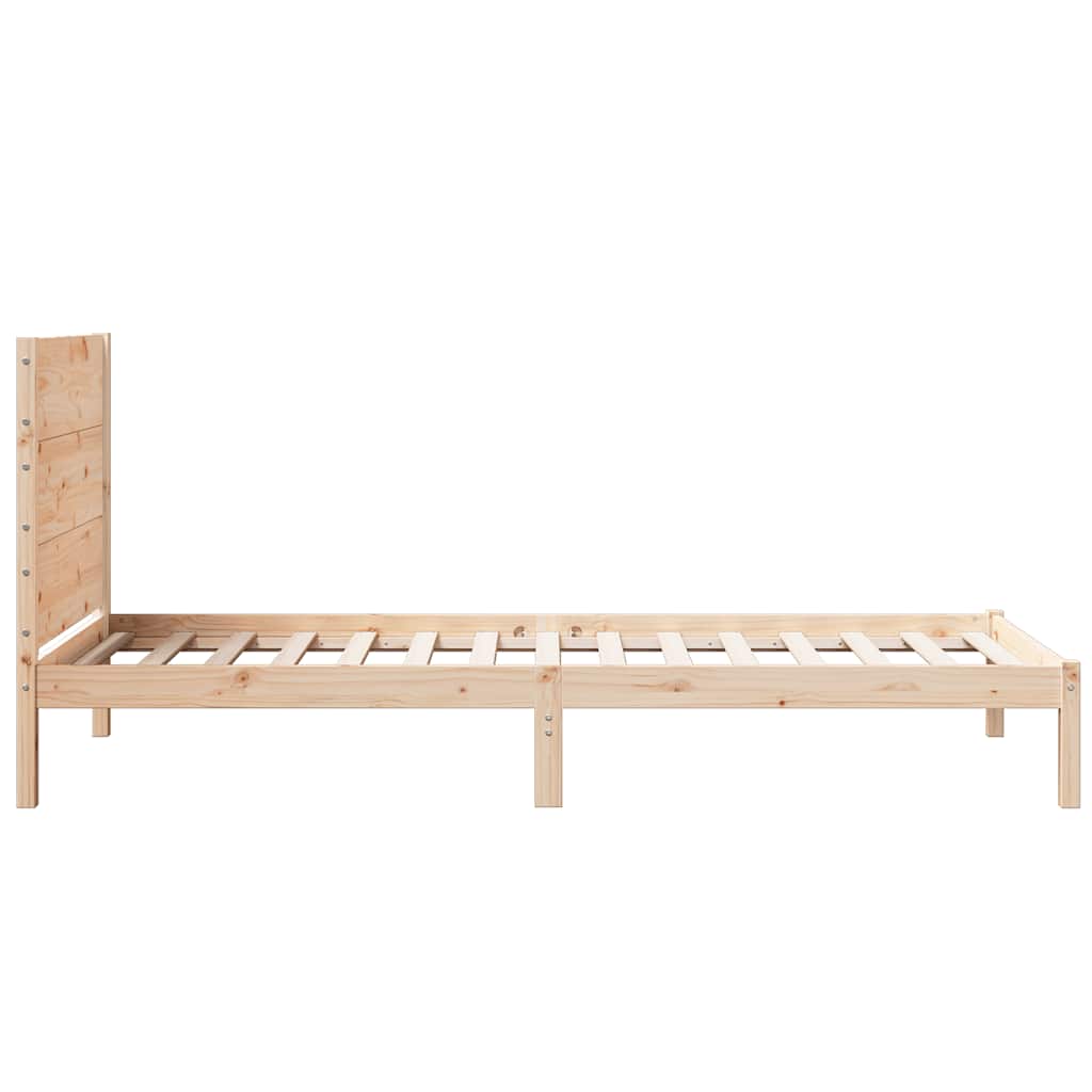 Giroletto Extra Lungo senza Materasso 90x210 cm Legno Massello