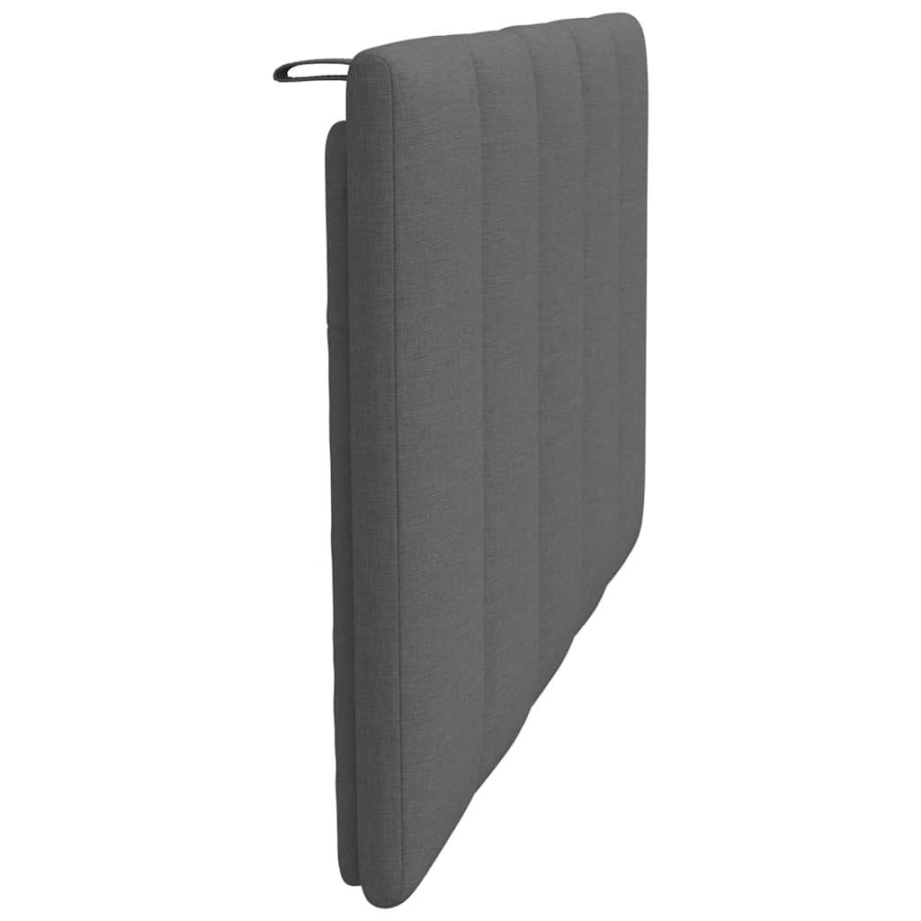 Cuscino Testiera Hanko Grigio Scuro 90 cm in Tessuto