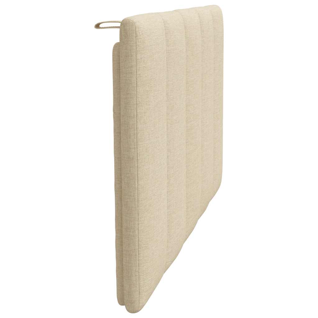 Cuscino Testiera Hanko Crema 90 cm in Tessuto